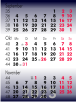 Ersatzkalendarium Plano Tischkalender